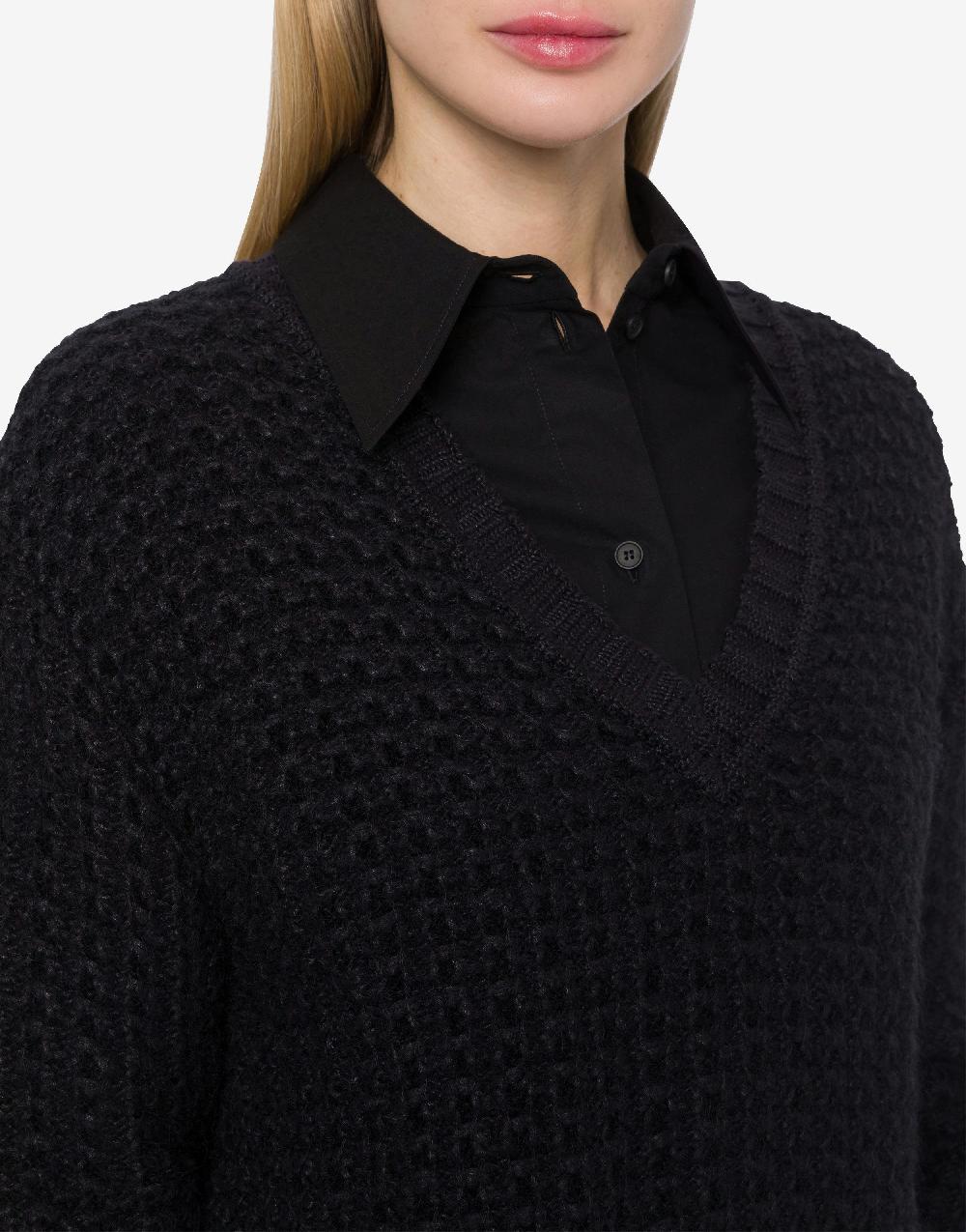 Alberta Ferretti Maglione oversize in misto mohair 2025