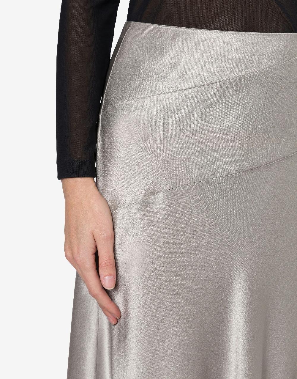 Alberta Ferretti Gonna lunga in raso Spedizione Gratuita