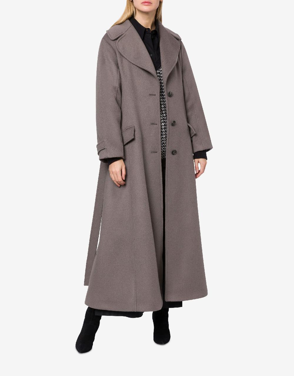 Alberta Ferretti Cappotto in panno di lana e cashmere Pezzi Unici
