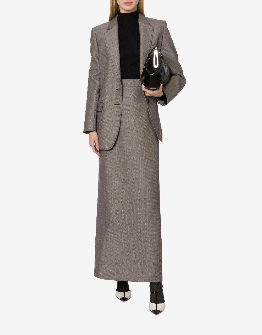 Alberta Ferretti Giacca in tweed di lana Qualità Garantita