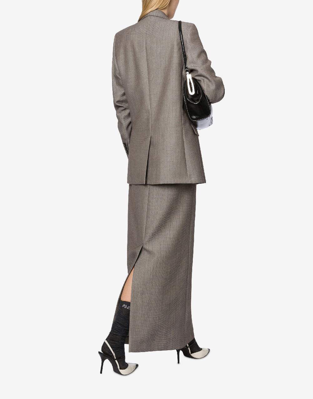 Alberta Ferretti Giacca in tweed di lana Qualità Garantita