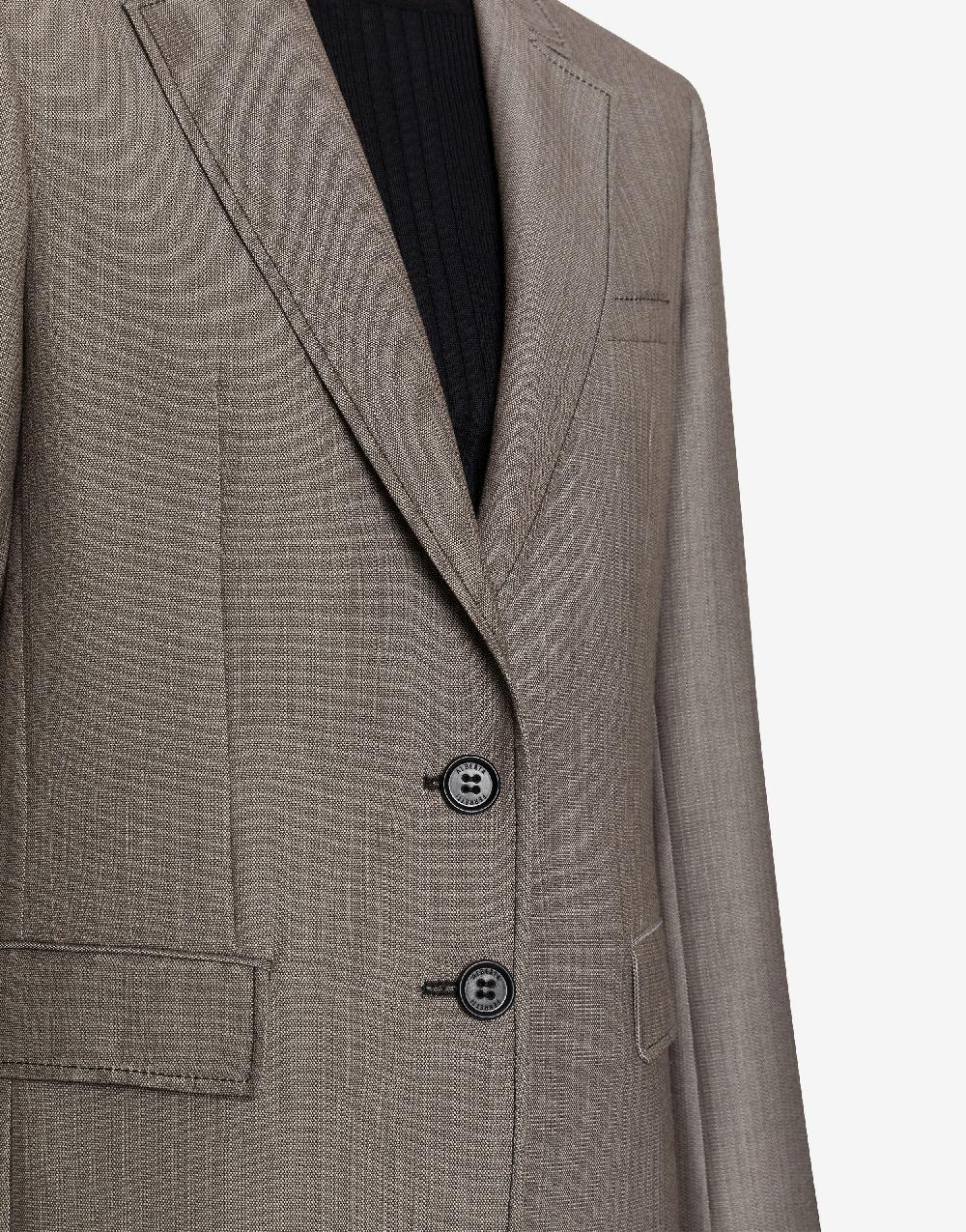 Alberta Ferretti Giacca in tweed di lana Qualità Garantita