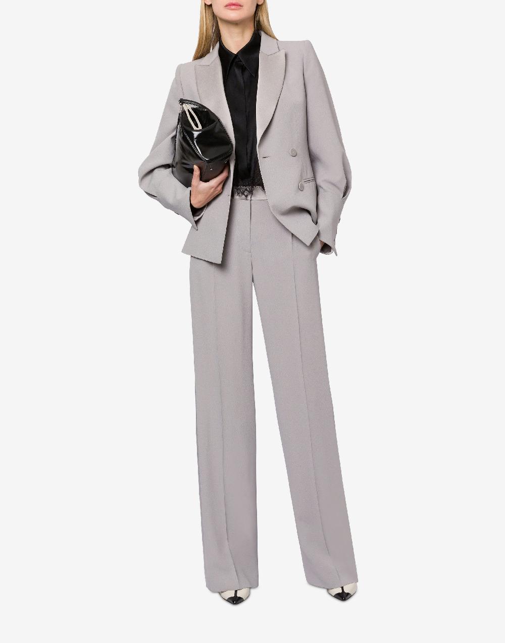 Alberta Ferretti Giacca doppiopetto in enver satin Acquista Ora