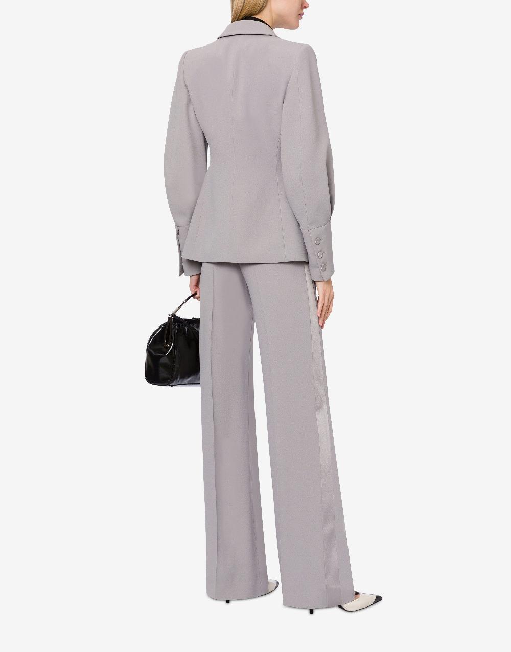 Alberta Ferretti Giacca doppiopetto in enver satin Acquista Ora