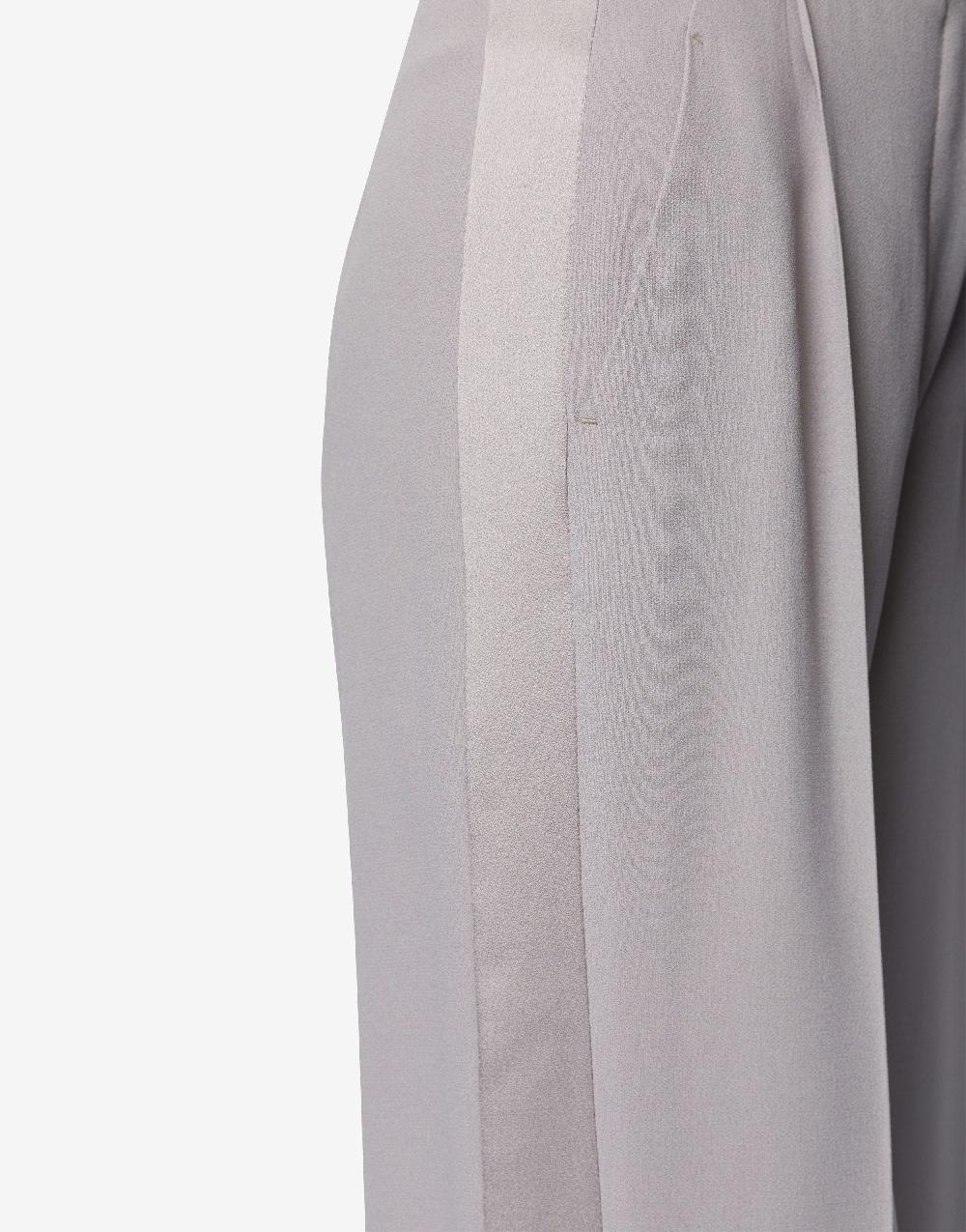 Alberta Ferretti Pantalone a vita bassa in enver satin Consegna Veloce