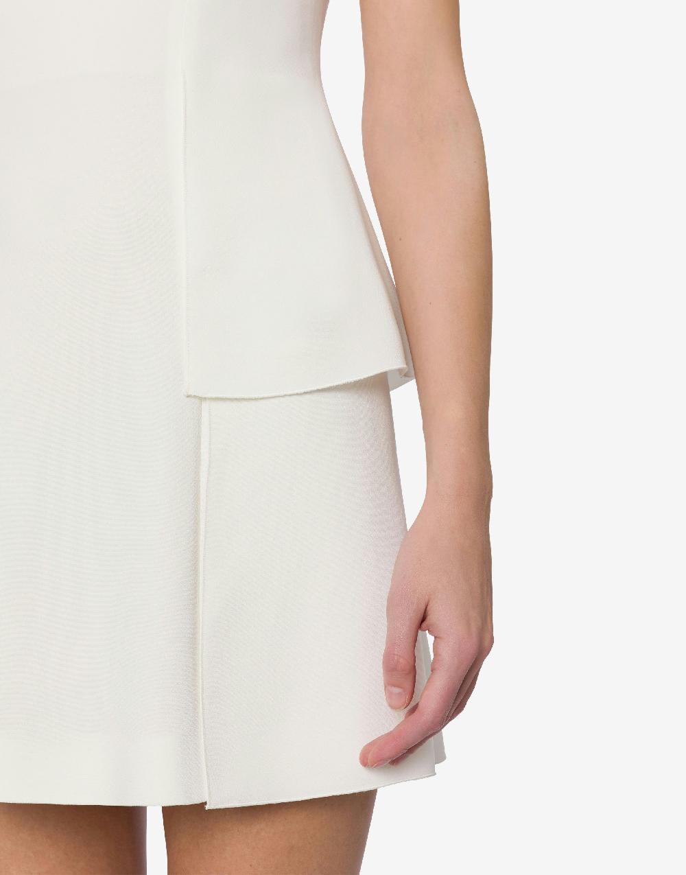 Alberta Ferretti Minidress in cady stretch Sottocosto