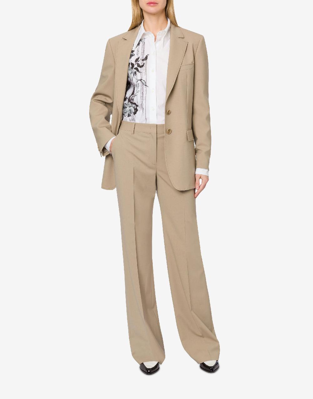 Alberta Ferretti Giacca in tela di lana stretch Presa