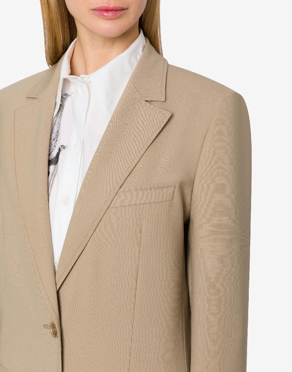 Alberta Ferretti Giacca in tela di lana stretch Presa