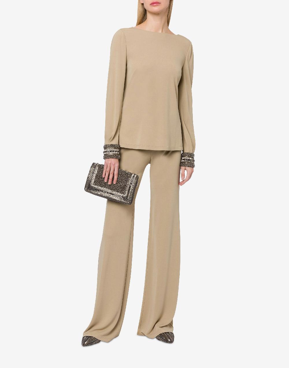 Alberta Ferretti Pantalone in organzino Sconto