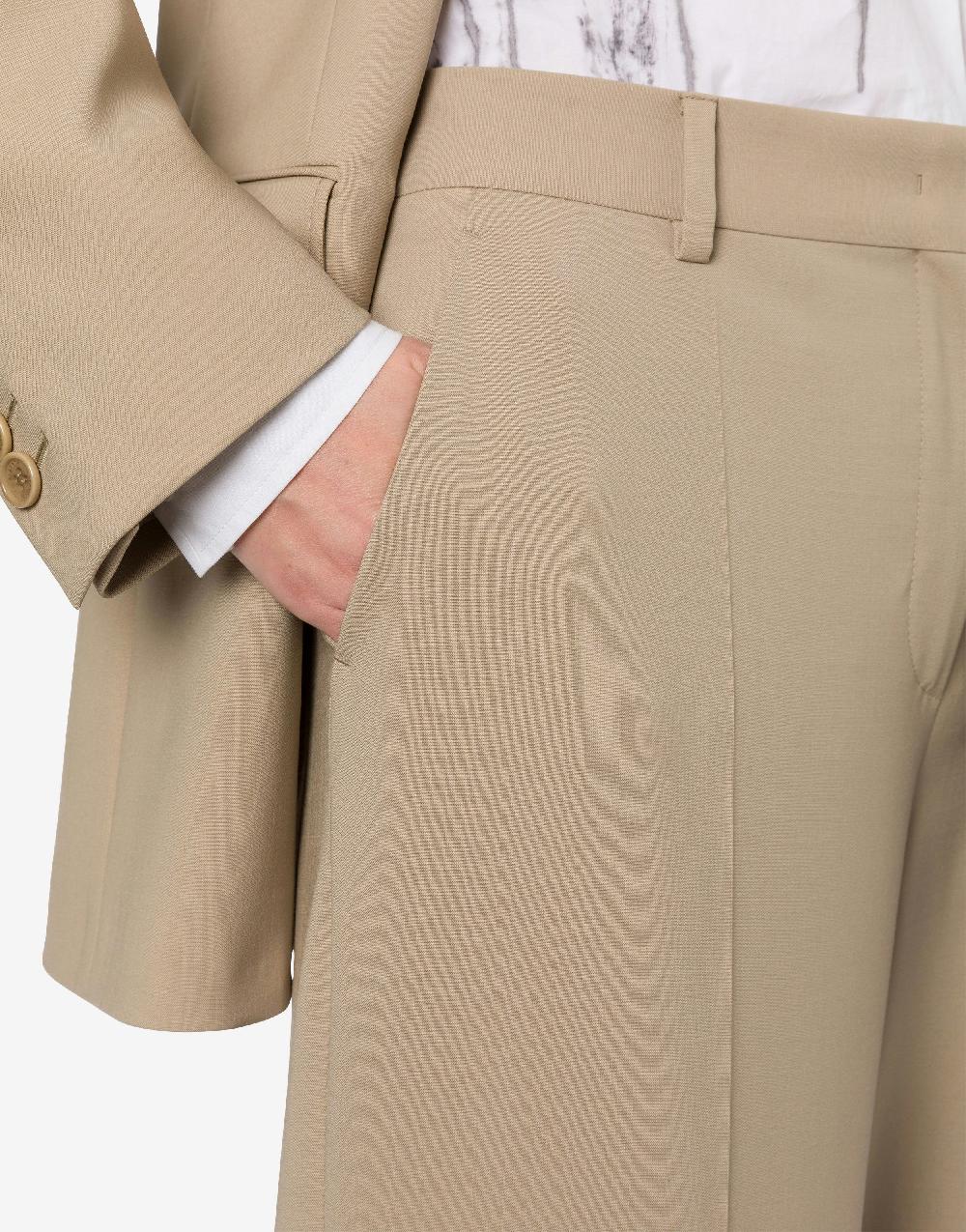 Alberta Ferretti Pantalone in tela di lana stretch Saldi