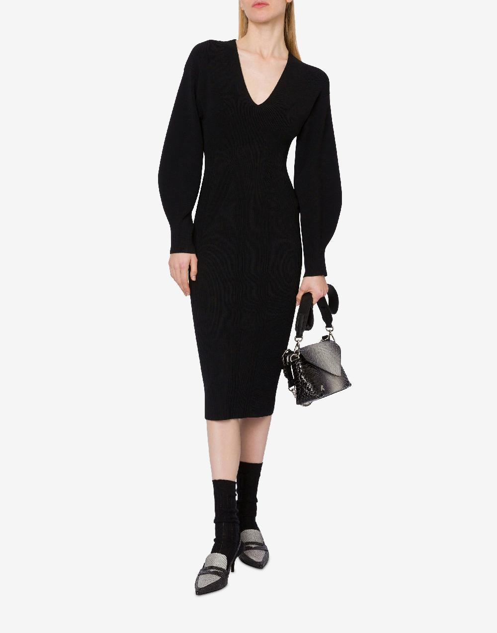 Alberta Ferretti Abito in maglia stretch Offerte