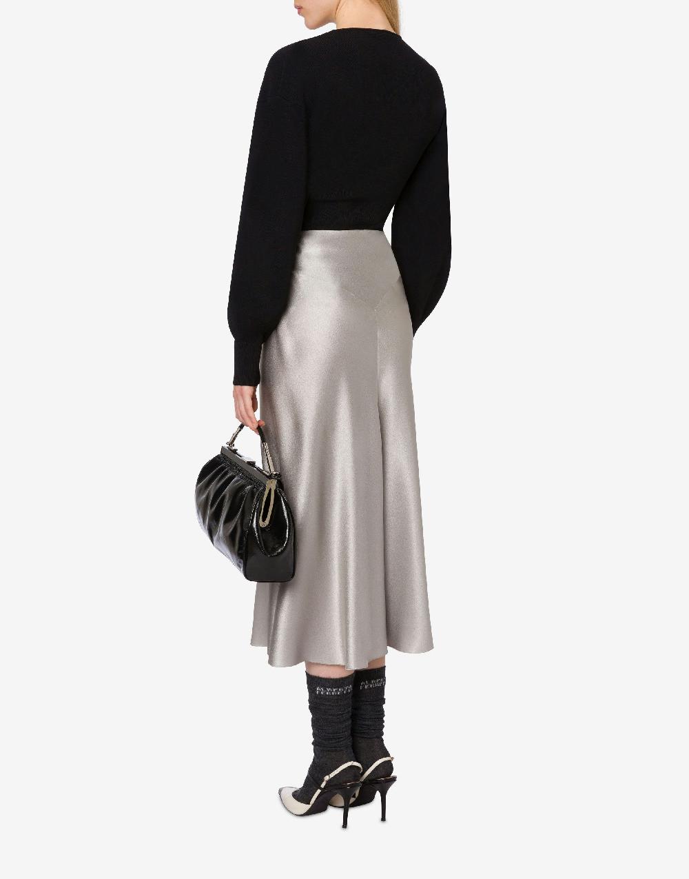 Alberta Ferretti Maglia stretch con maniche voluminose Hotsell