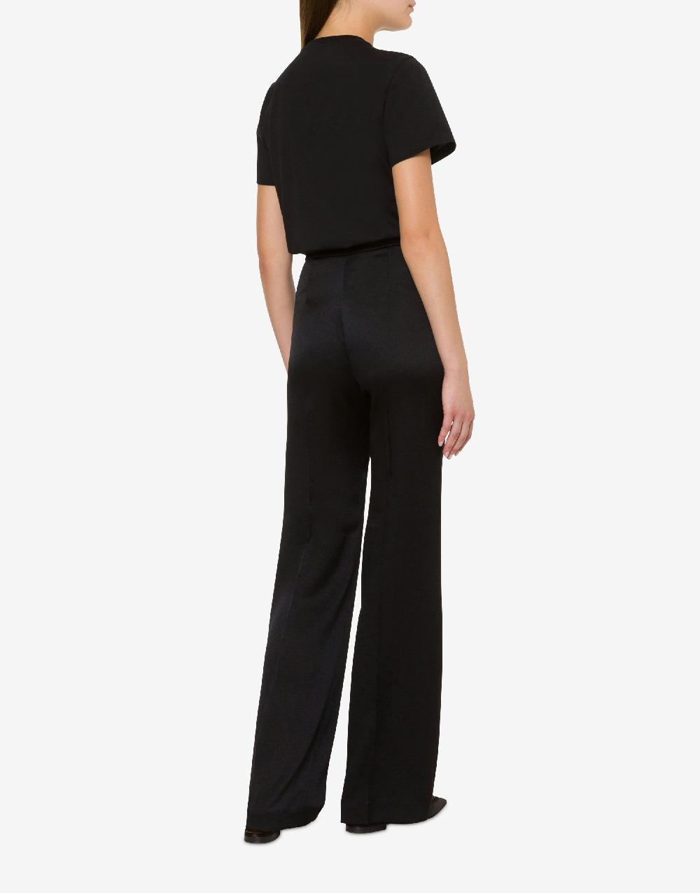 Alberta Ferretti T-shirt con perline e paillettes degradé In Linea