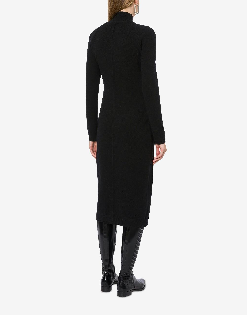 Alberta Ferretti Abito longuette in lana e cashmere Qualità Garantita