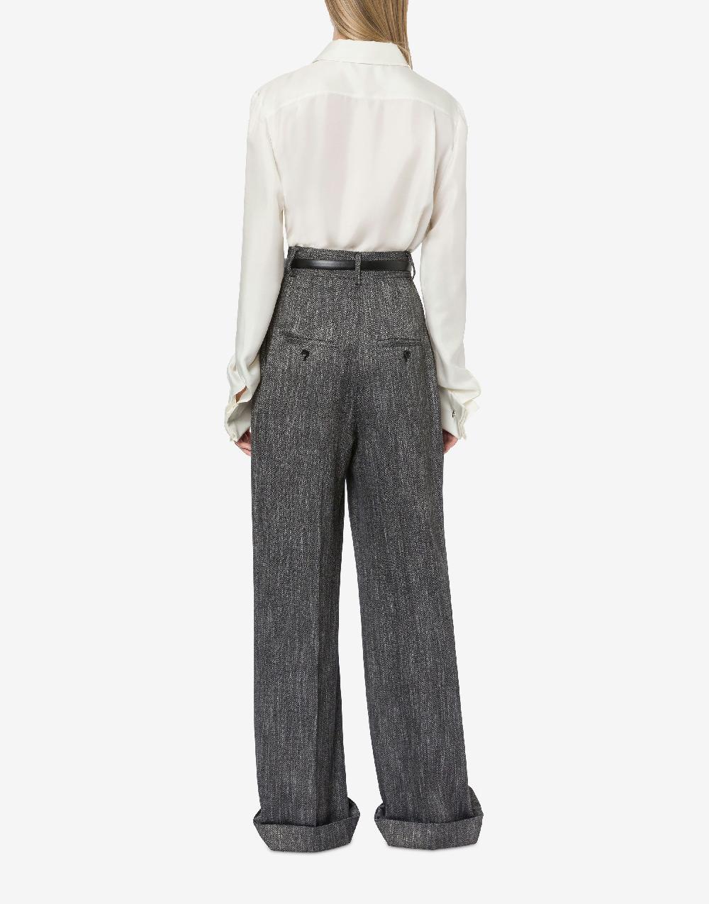 Alberta Ferretti Camicia in twill di seta con bottoni gioiello Prezzo Ridotto
