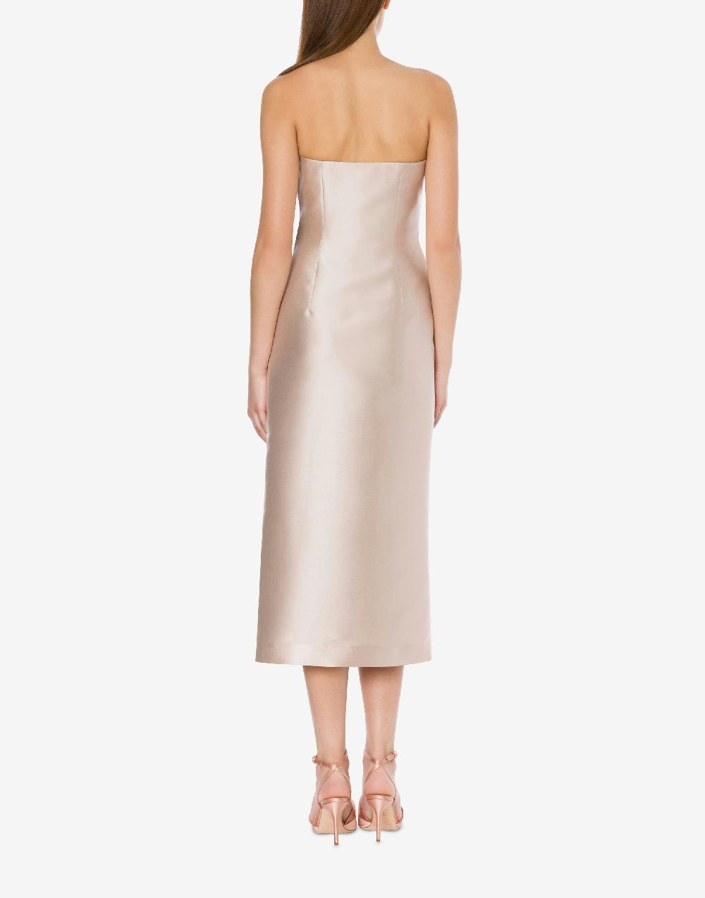 Alberta Ferretti Abito longuette in mikado Cocktail Online
