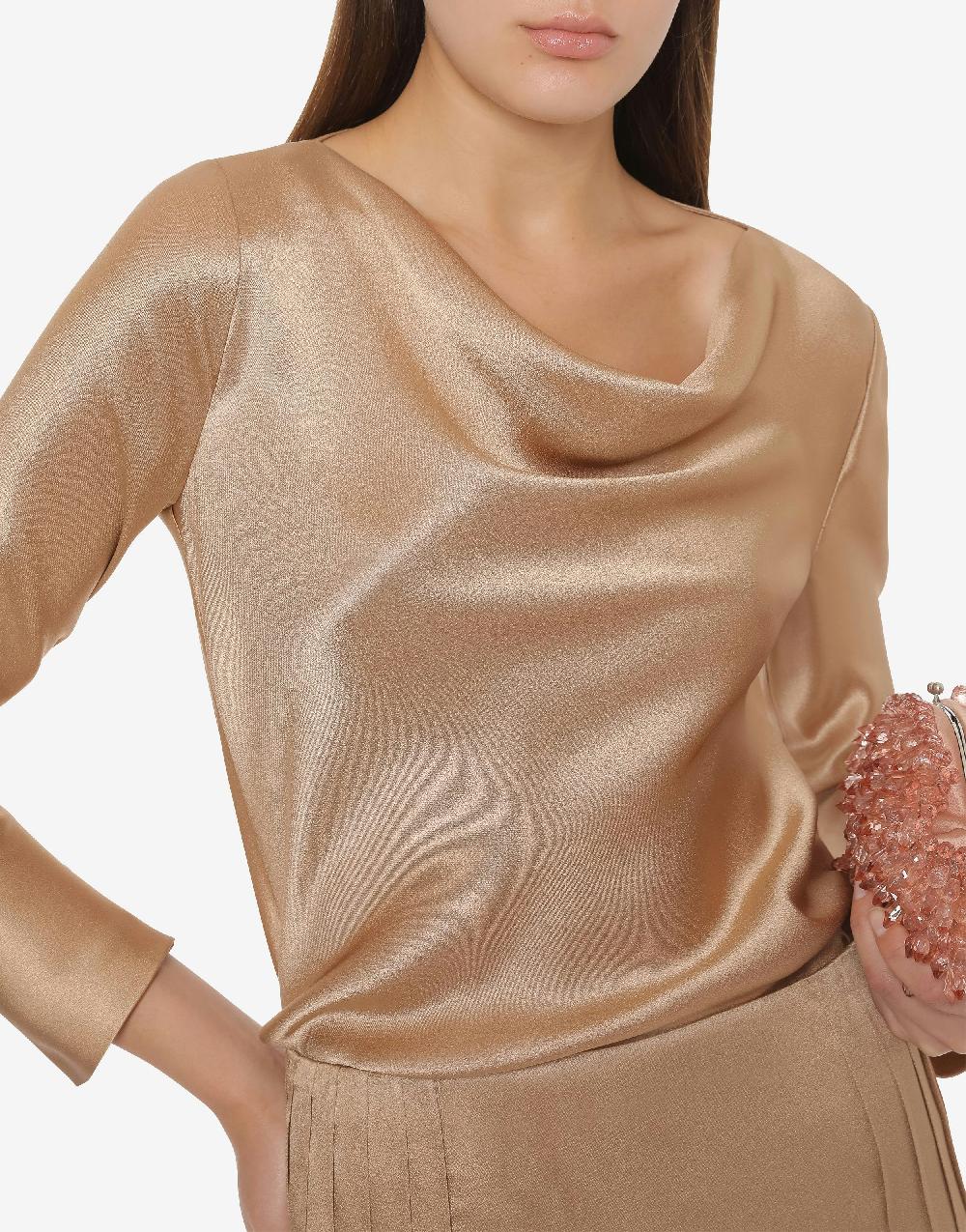 Alberta Ferretti Blusa in raso Cocktail Saldi