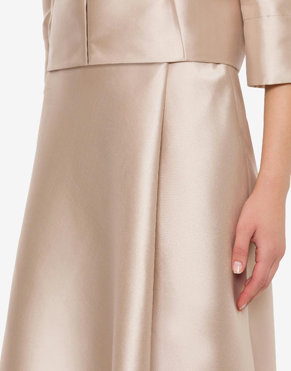 Alberta Ferretti Gonna lunga in mikado Saldi Di Fabbrica