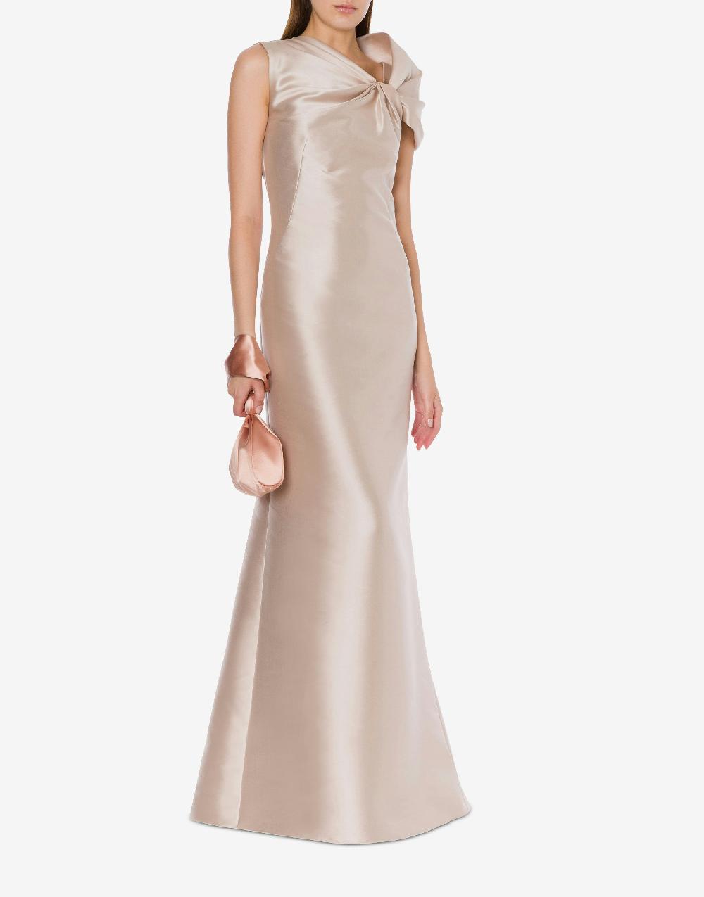 Alberta Ferretti Abito lungo in mikado Cocktail Vendite Flash