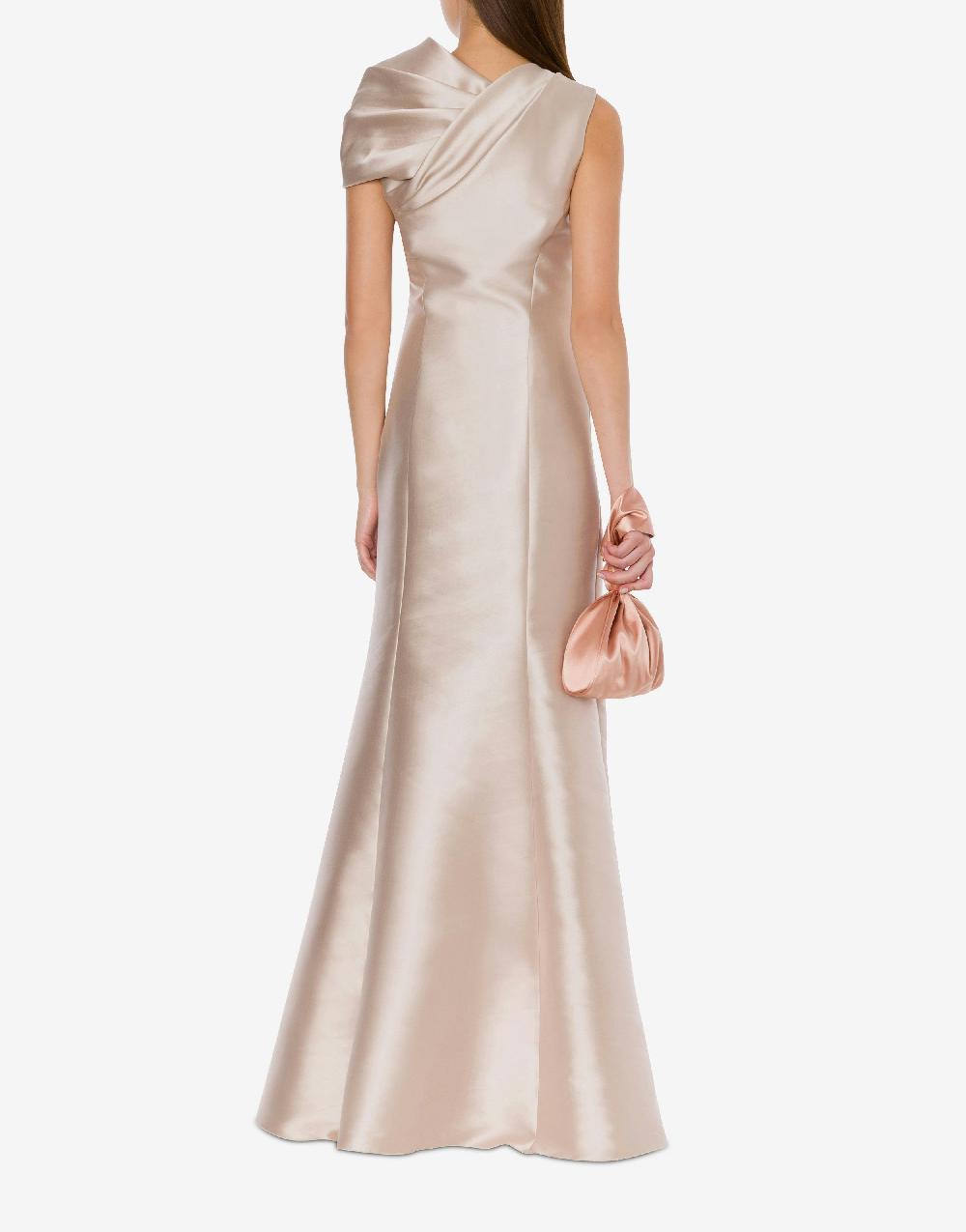 Alberta Ferretti Abito lungo in mikado Cocktail Vendite Flash