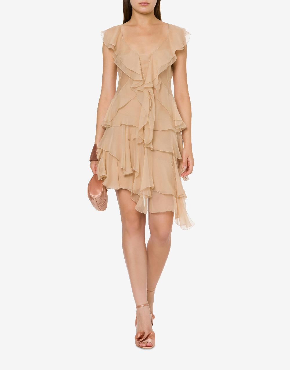 Alberta Ferretti Top in chiffon organico Negozio