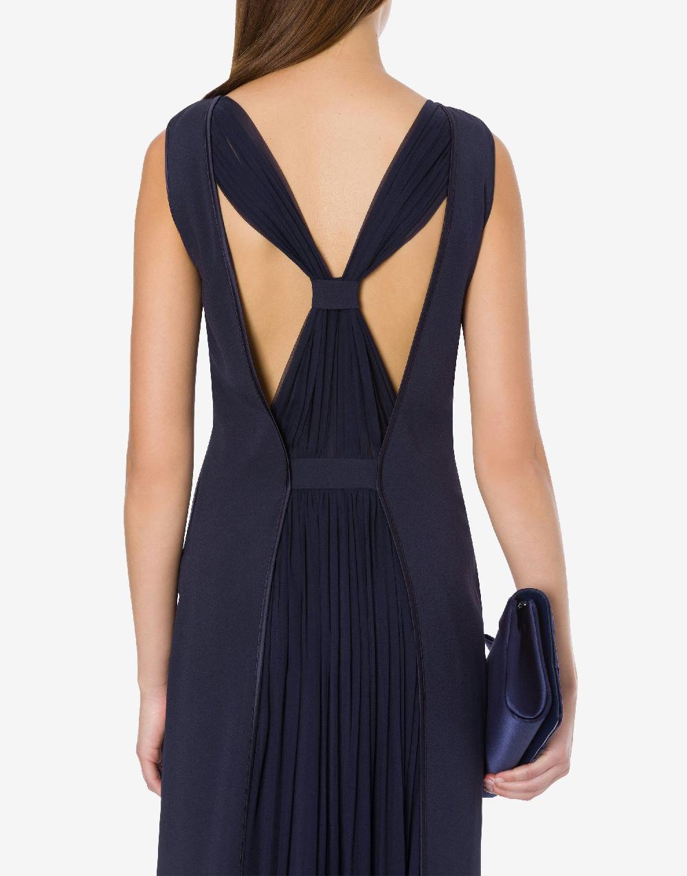 Alberta Ferretti Abito lungo in enver satin In Linea