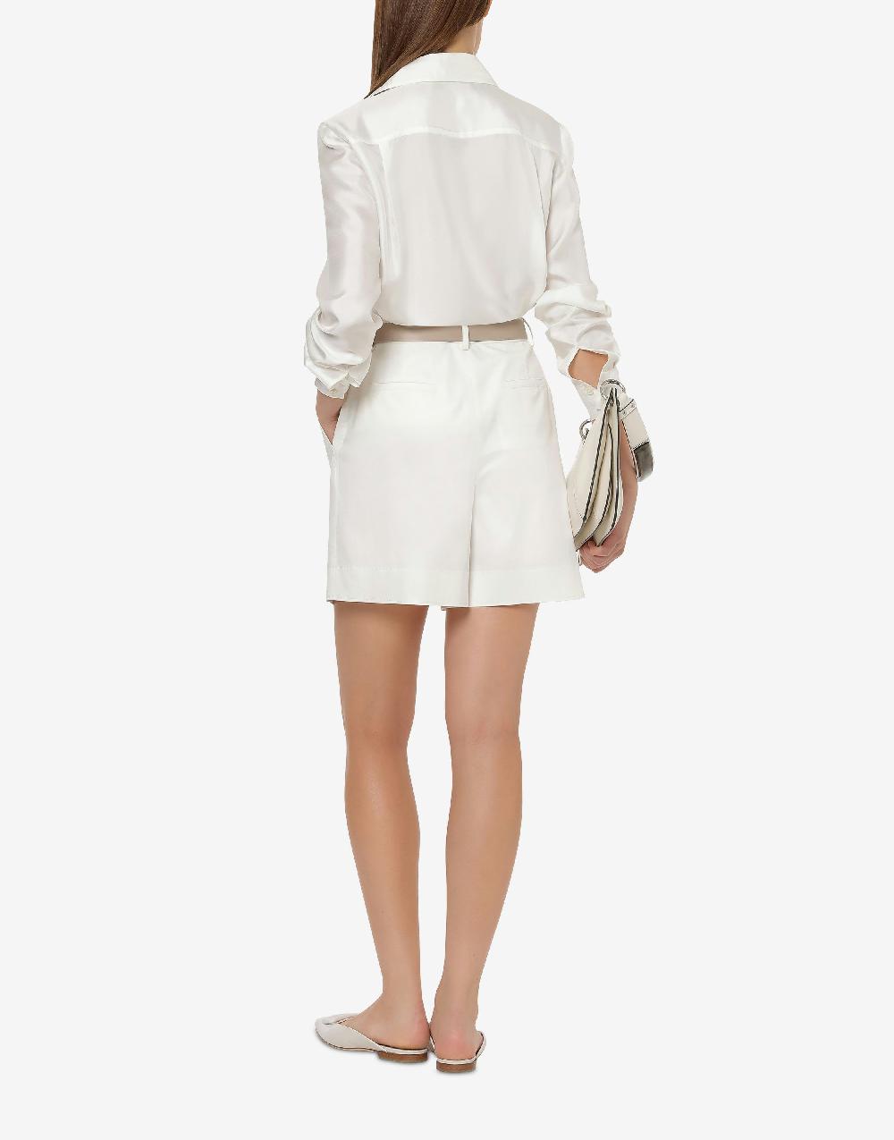 Alberta Ferretti Short in tela di cotone stretch Outlet