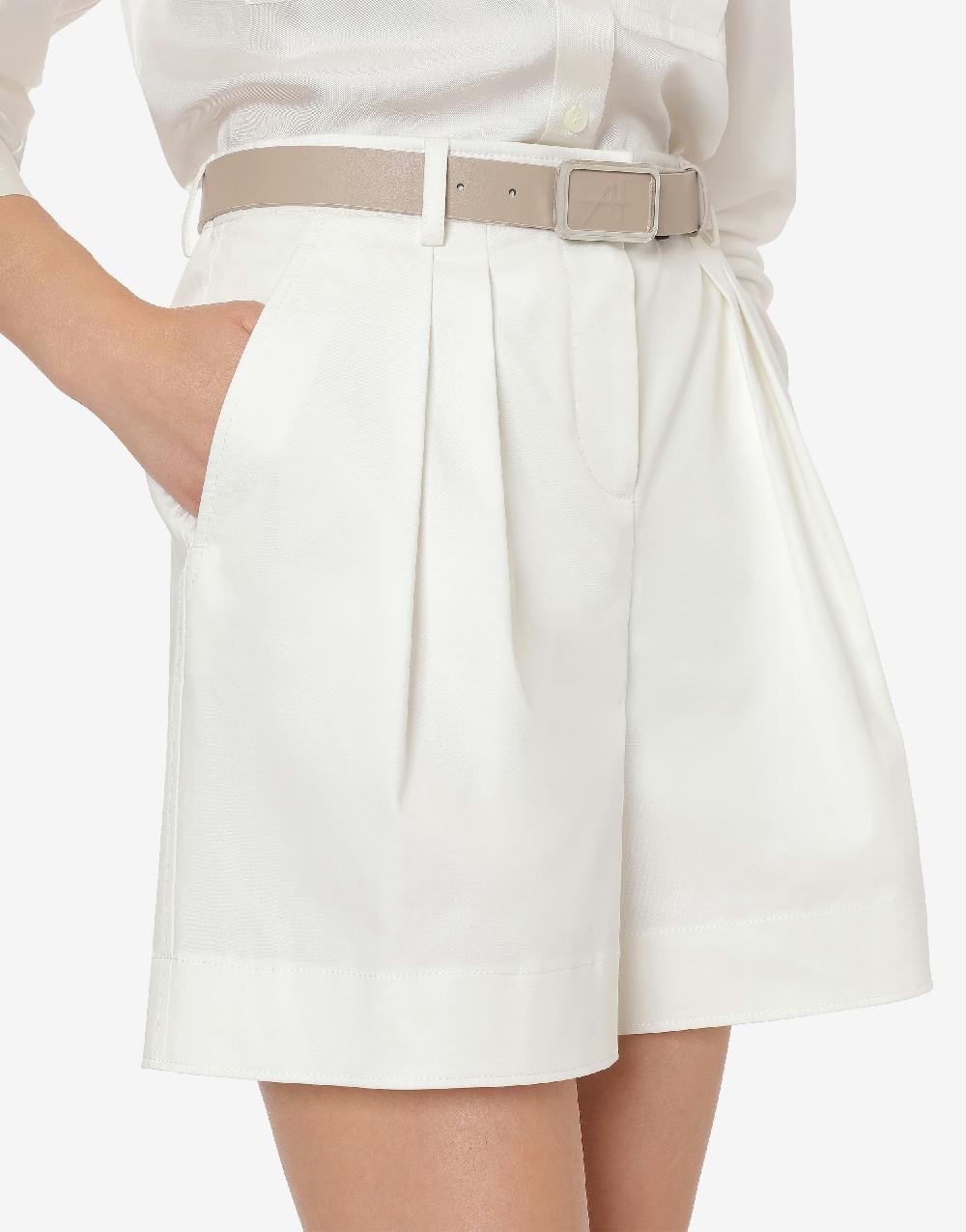 Alberta Ferretti Short in tela di cotone stretch Outlet